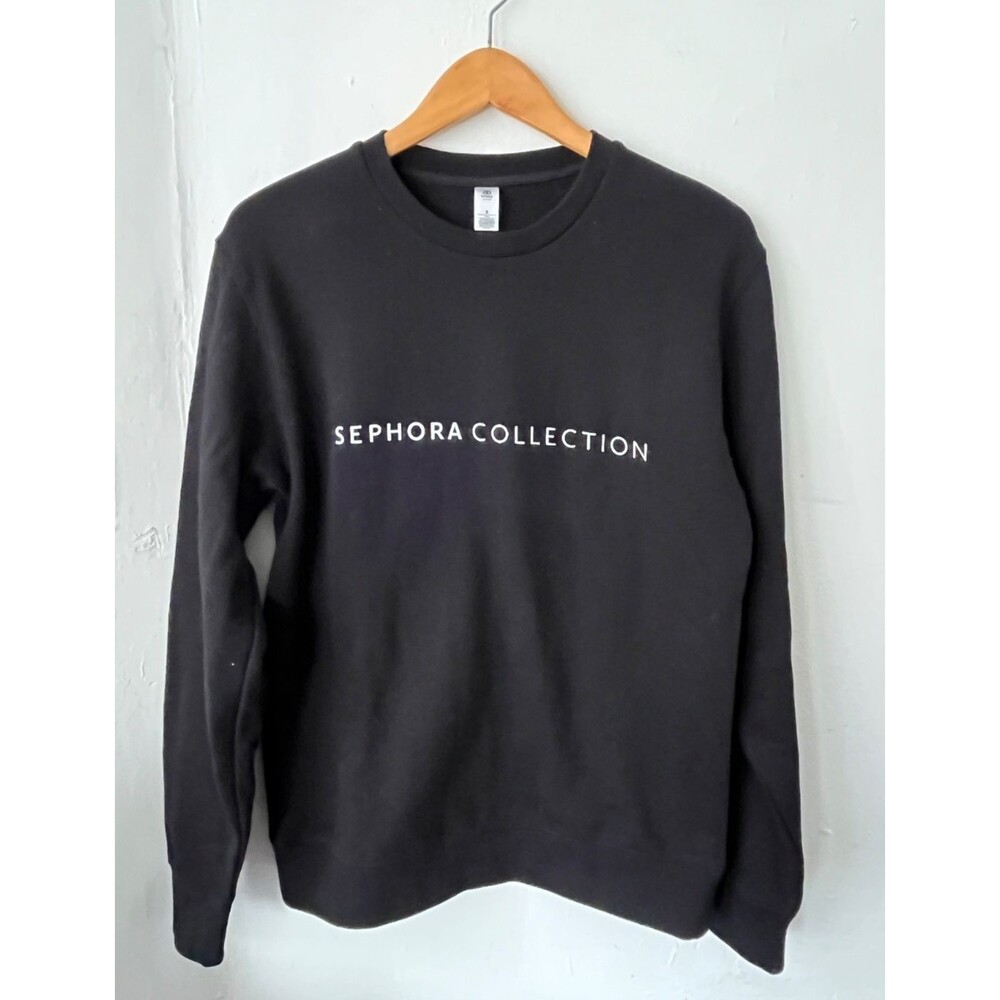 Sephora Collection Logo Black Sweatshirt Size Small - Runs Big More like Medium